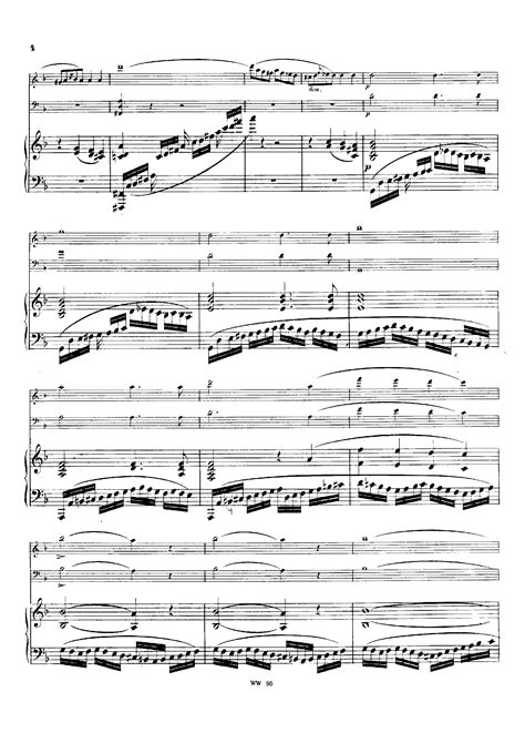 Fanny Mendelssohn Piano Trio Op 11 For Piano Trio Free Sheet Music For Piano Trio