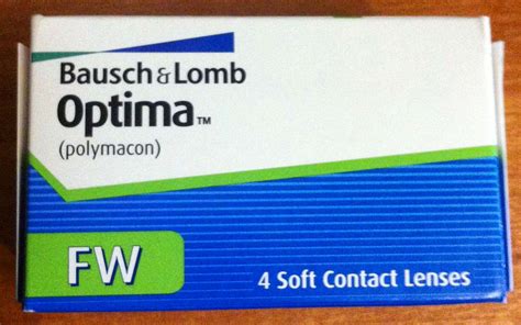 Контактные линзы Bausch & Lomb Optima FW 4pk (-5.25/8.7/14.0) — купить ...