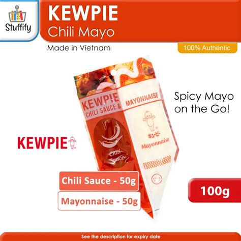 Kewpie Chili Mayo 100g Authentic Spicy Mayo On The Go Chili Sauce