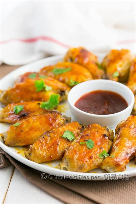 Baked Honey Sriracha Chicken Wings Christine S Recipes Easy Ch