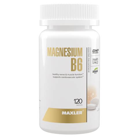 Maxler Magnesium B6 120 tablets по цене от производителя