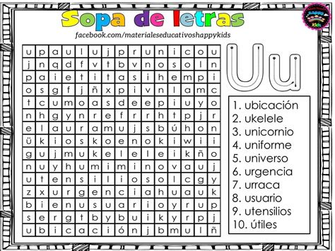 Sopa De Letras Para Sexto Grado De Primaria Para Imprimir Es