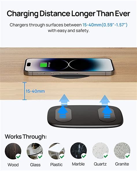 Invisible Wireless Charger For Under Desk Charging