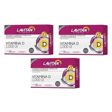 Kit Unidades Lavitan Vitamina D Ui Comprimidos Submarino