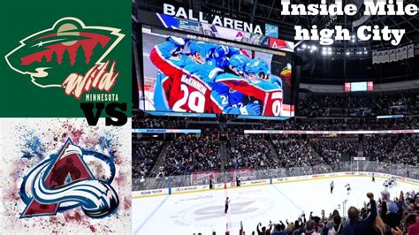 Minnesota Wild Vs Colorado Avalanche Recap Youtube