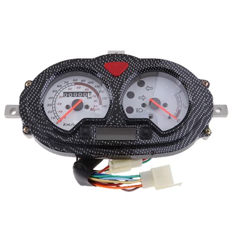 Universal Mph Speedometer Gas Gauge Dash Mount Assembly For Cpi Popcorn