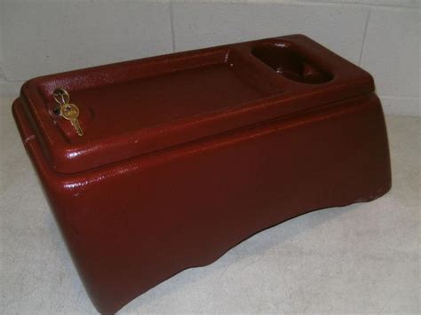 Sell Amc Oem Jeep Cj Locking Center Console Garnet Rare Nice In