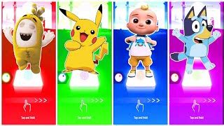 Oddbods Bubbles Pikachu Cocomelon Bluey Bingo Doovi