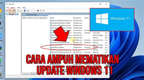 Cara Ampuh Menonaktifkan Update Software Di Windows Youtube