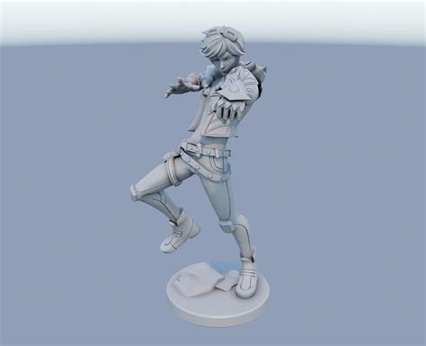 Ezreal 3d Print Model From League Of Legends 3d Model 3d Printable