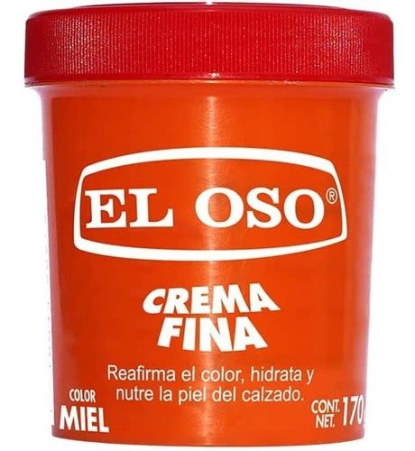 Crema Fina Para Calzado El Oso Color Miel 170g Meses Sin Intereses