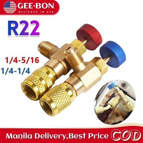 Geebon Safety Valve R410a To R22 Safety Adapter Repair Fluoride For Refrigerant Aircon 14