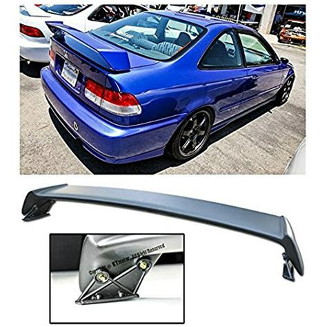 Eos Body Kit Rear Wing Spoiler For Honda Civic 2 Door Coupe Ek 96 00