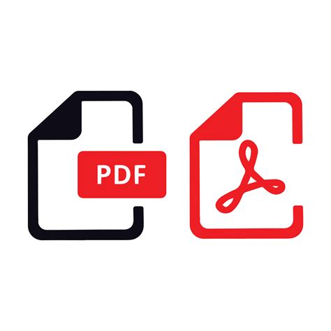 pdf icon vector design 12178703 Vector Art at Vecteezy