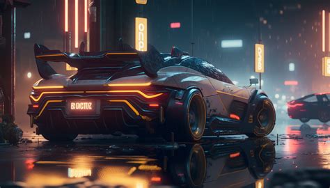 Wallpaper Ai Art Illustration Muscle Cars Cyberpunk 4579x2616