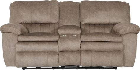 Catnapper® Reyes Power Lay Flat Reclining Console Loveseat With Storage And Cupholders Jarons