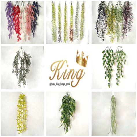 Jual Artificial Garland Daun Juntai Plastik Daun Anggrek Bunga Rambat