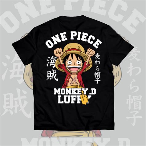 Jual Kaos Monkey D Luffy One Piece Kaos Anime T Shirt Jepang