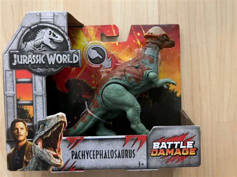 Jurassic World Mattel Battle Damage Pachycephalosaurus Ovp Eur 2500