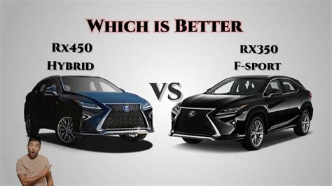 2016 Lexus RX450 Hybrid Vs RX350 F-sport - YouTube