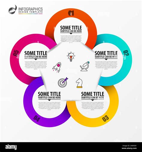 Circle Infographics Template For Diagram Graph Presentation And