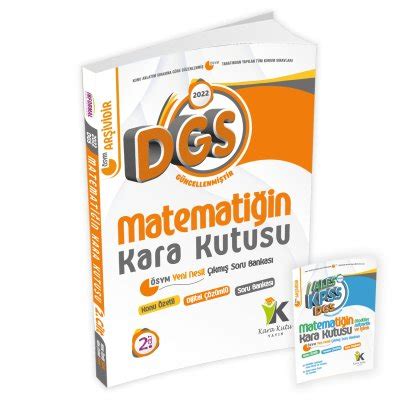 Dgs Matemati In Kara Kutusu Cilt Konu Zetli Dijital Z Ml Km