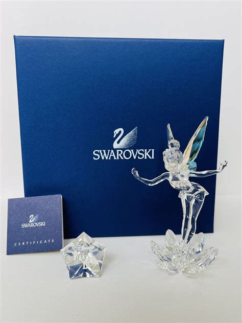 Swarovski Limited Disney Tinkerbell Crystal W Title Plaque Coa