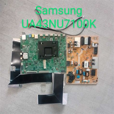 Samsung Smart Tv Ua Nu K Main Board Power Supply Ribbon And