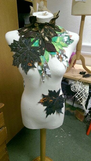 23 Damaged Leaves Neck Piece With Images Natural Form Art A Level