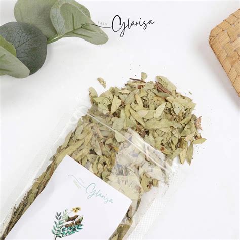 Jual Daun Jati Cina Kering Senna Leaf Organik Organic Rempah