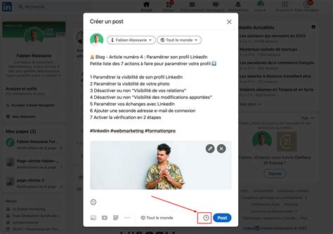Comment Programmer Une Publication Avec Linkedin