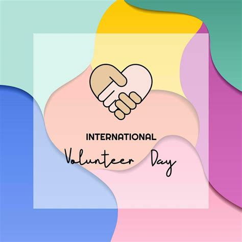 International Volunteer Day Is Observed Every Year On December 5 Greeting Card Social Media