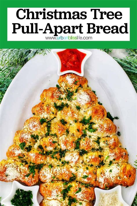 Easy Christmas Tree Pull Apart Bread Recipe Recipe Christmas