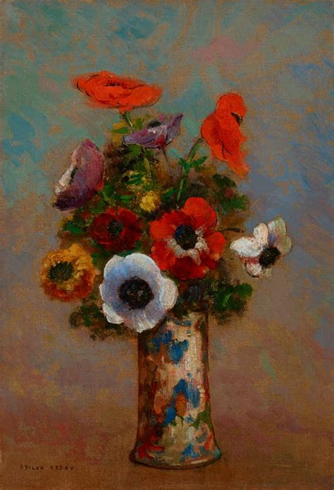 Odilon Redon Vase Of Flowers