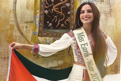 I Am Proud To Be Palestinian Miss Palestine Named Miss Earth Water