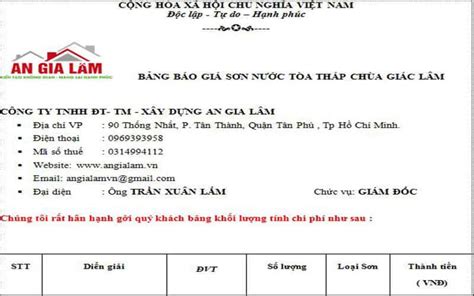 Mẫu Báo Giá đẹp Bảng Báo Giá Mẫu Chuyên Nghiệp Mới Nhất 2020