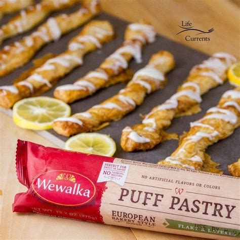 Lemon Puff Pastry Sticks Recipe Made With Wewalka Puff Pastry Wewalka Puff Pastry Puff Pastry