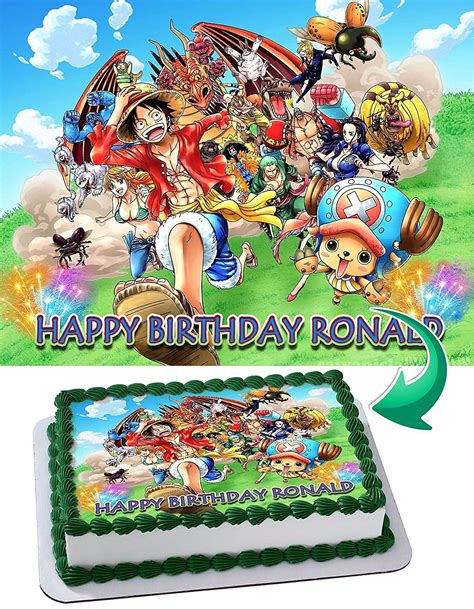 Buy Cakecery One Piece Monkey D Luffy King Of Pirates Manga Anime