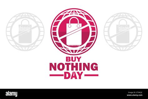 Buy Nothing Day Vector Illustration Holiday Concept Template For