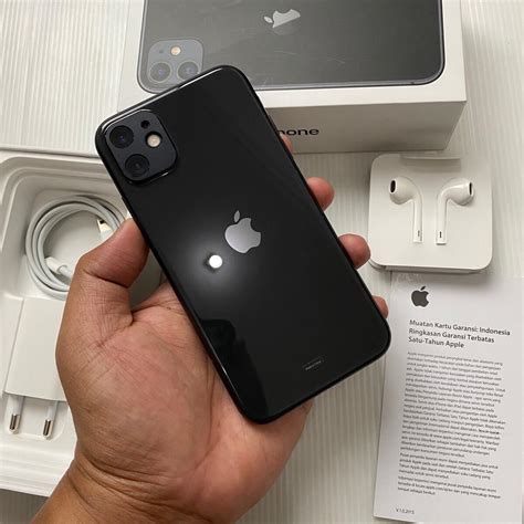 Terjual Iphone 11 128gb Black Bh 100 Garansi Resmi Ibox April 2021 Fullset Kaskus