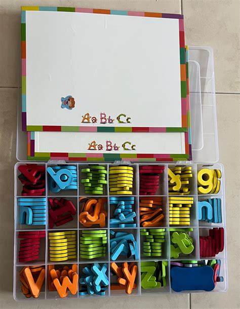 Alphabet Letters Toy Magnetic, Hobbies & Toys, Toys & Games on Carousell