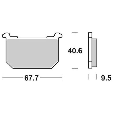 Beläge Bremse SBS 540 HF Kawasaki Ltd Belt KZ440D1 D2 D3 D4 D5 D6 440