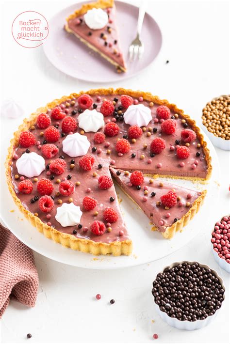 Himbeertarte Mit Schokolade Backen Macht Gl Cklich