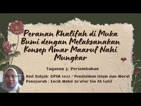 GPIM 1022 TUGASAN 3 PERBENTANGAN YouTube