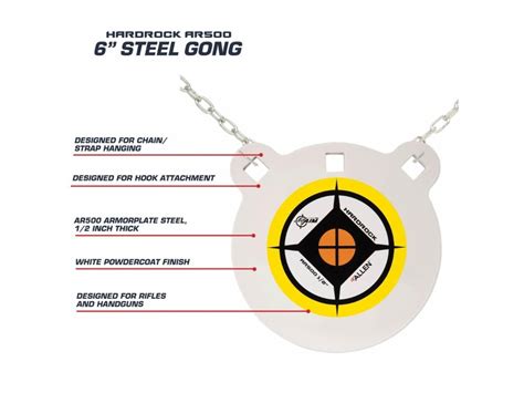 Allen Ez Aim 6 Hardrock Ar500 Steel Gong Target Pyramyd Air