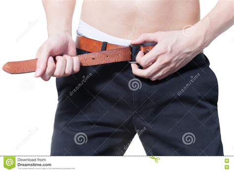 Der Mann Der Weg Von Seinem Abstreift Kleidet Bereites Sex Mit Seinem Partne Zu Haben