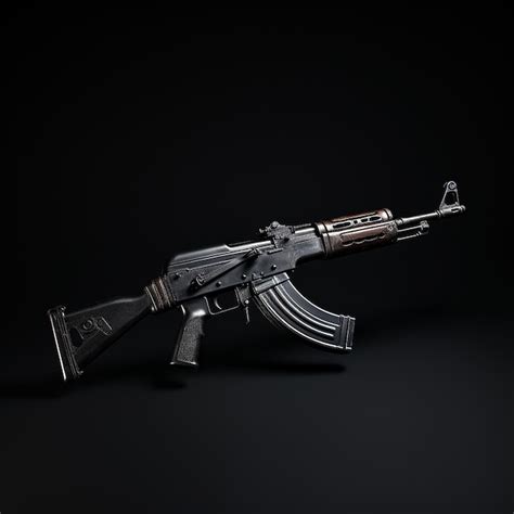Premium Photo Rifle Gun In Dark Background