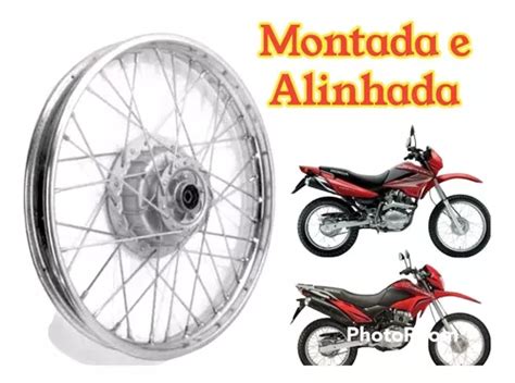 Roda Dianteira Aro Cubo Raio Montada Bros 125 150 A Tambor