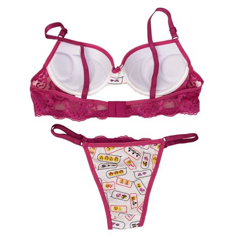 Conjunto Juvenil Em Microfibra E Renda Lingerie Br Atacado