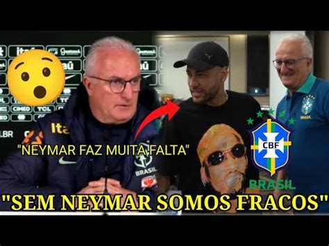 Olha O Que Dorival J Nior Falou De Neymar Na Sele O Brasileira Youtube